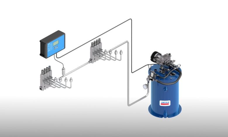single line automatic lube